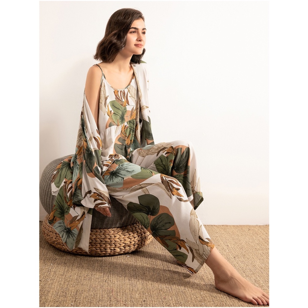 Floral Print Women's Sleepwear Set